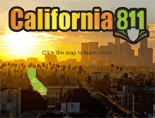 Tablet Screenshot of california811.org